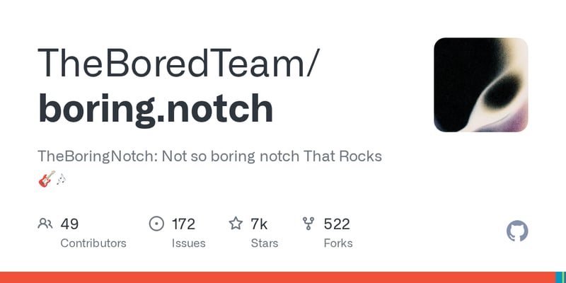 boring.notch screenshot