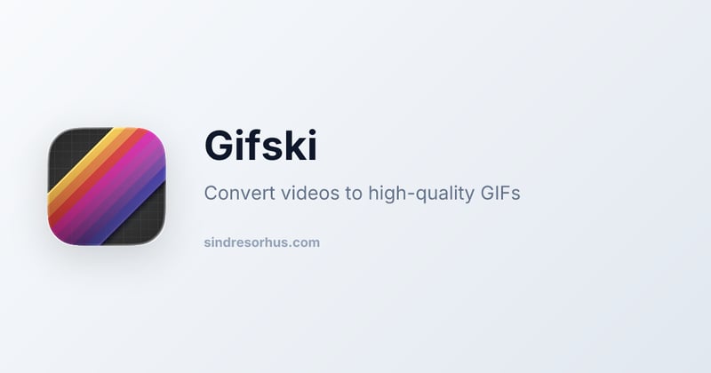 Gifski screenshot