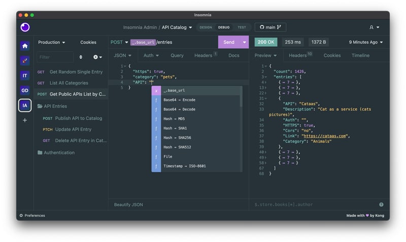 insomnia screenshot 2