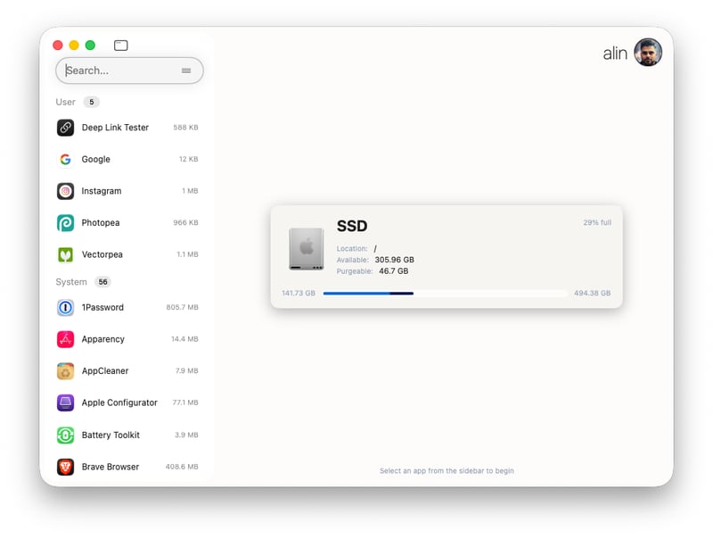 Pearcleaner screenshot 3
