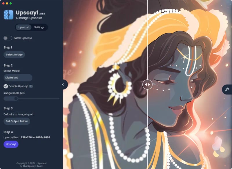 Upscayl screenshot 3